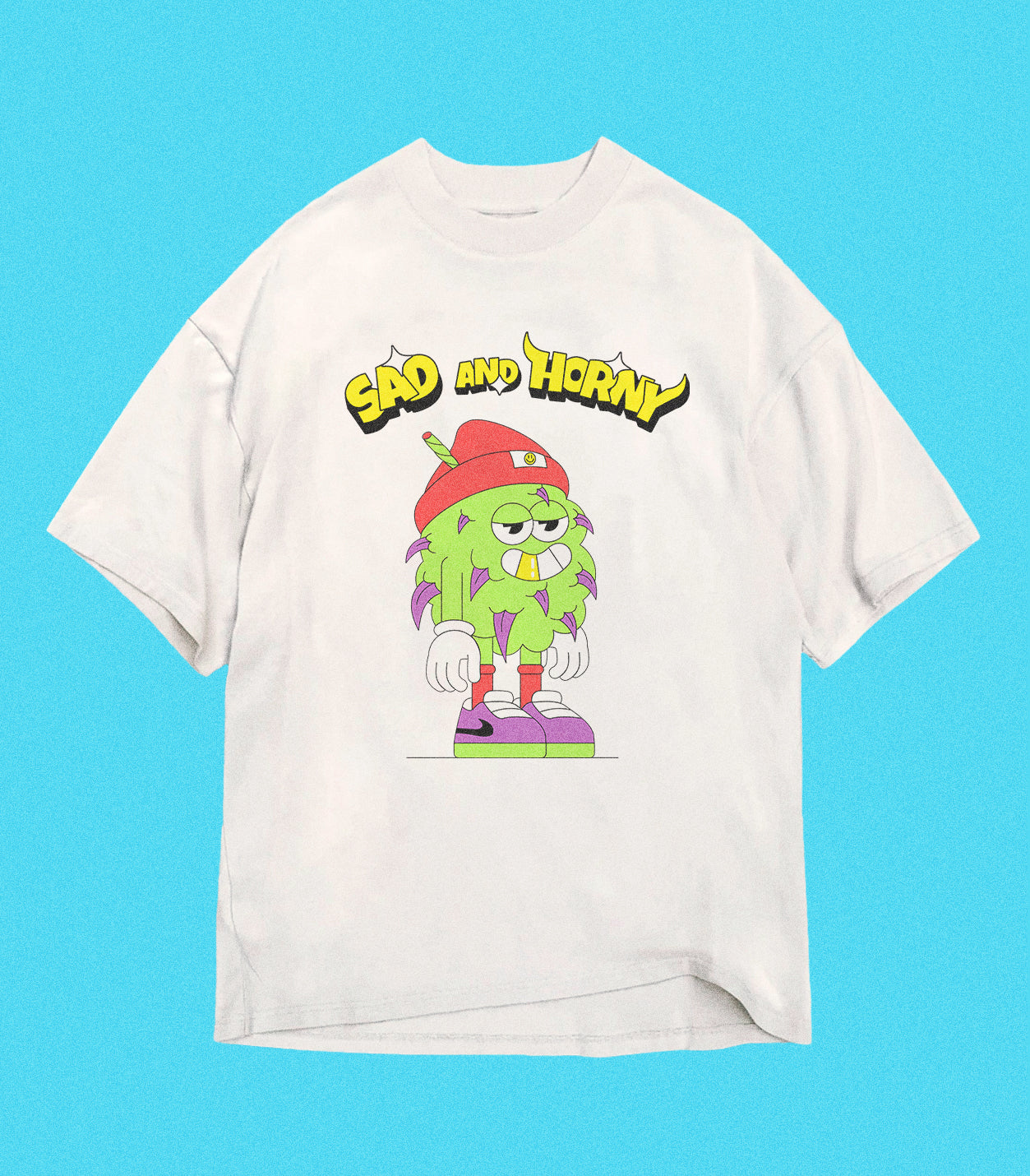 Sad and Horny Oversized Tee